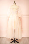 Amore Light Pink Tulle Midi Dress | Boutique 1861 back view
