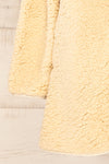 Amstelveen Beige Fleece Coat w/ Hood and Pockets | La petite garçonne sleeve