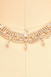Anaki Gold Crystal Choker Necklace | Boutique 1861 close-up