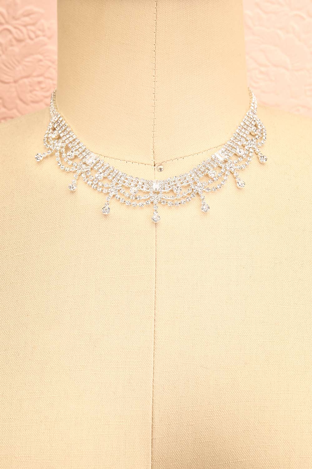 Anaki Silver Crystal Choker Necklace | Boutique 1861 