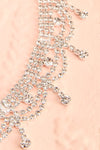 Anaki Silver Crystal Choker Necklace | Boutique 1861 flat close-up