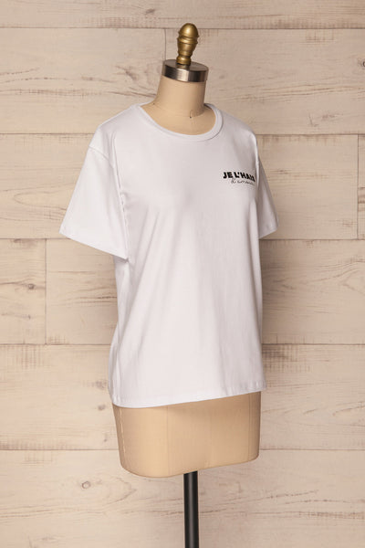 Anargyri White Short Sleeved T-Shirt | La Petite Garçonne 4