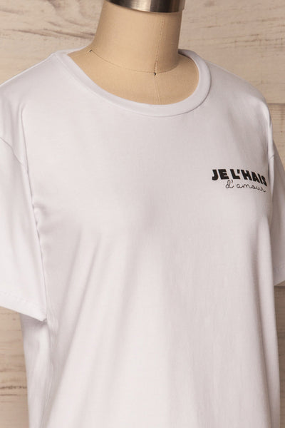 Anargyri White Short Sleeved T-Shirt | La Petite Garçonne 5