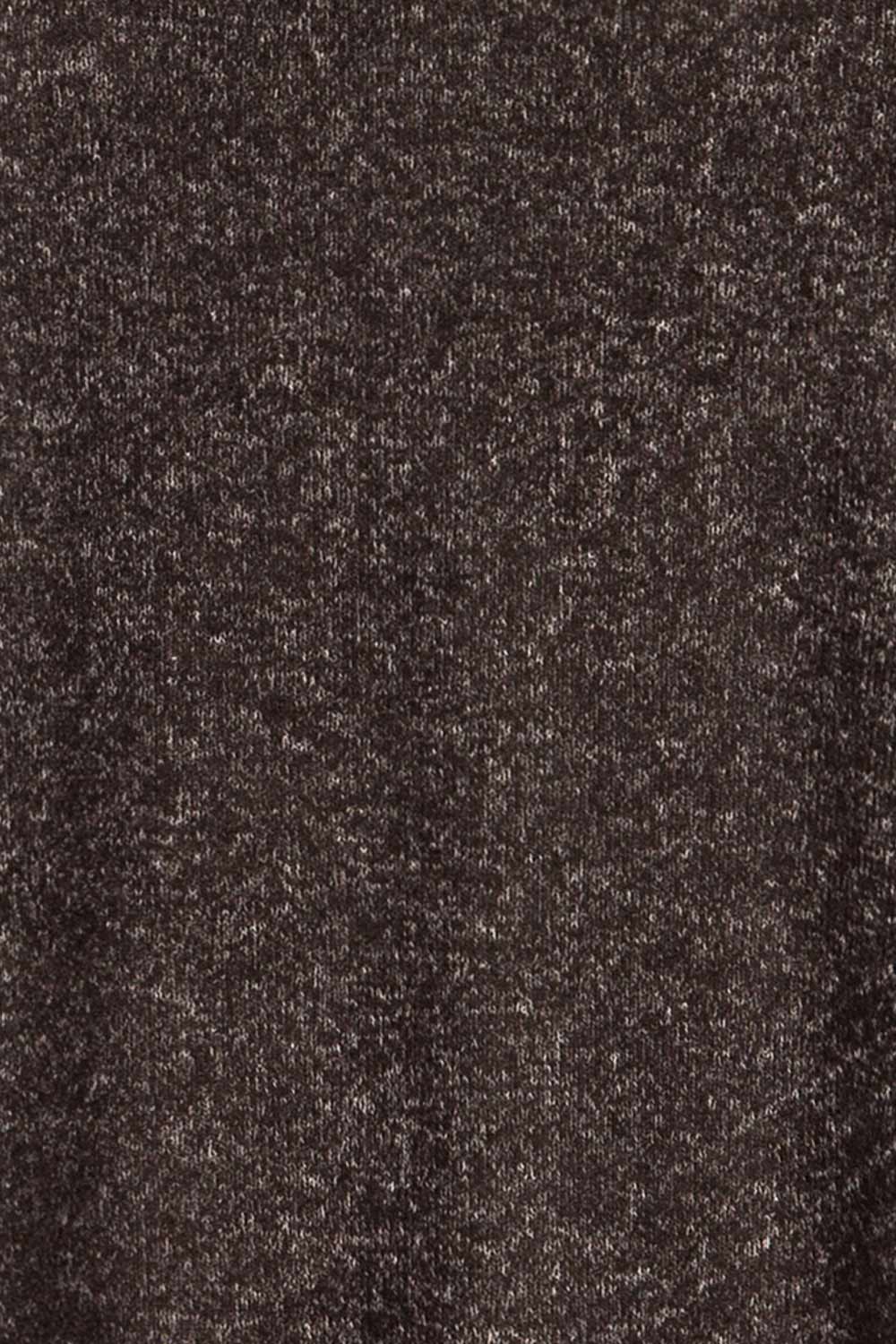 Ancone Grey V-Neck Sweater | La petite garçonne fabric 