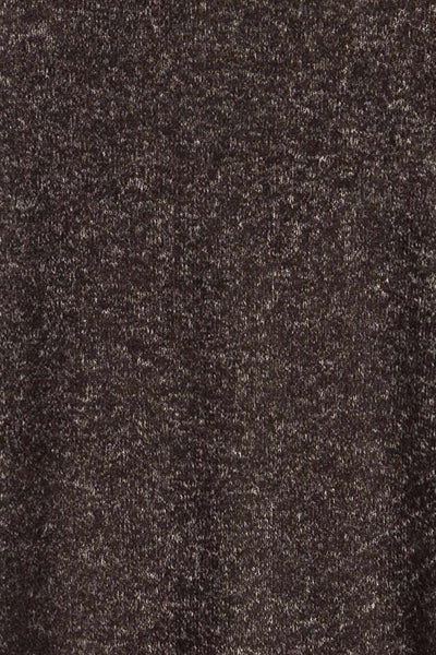 Ancone Grey V-Neck Sweater | La petite garçonne fabric