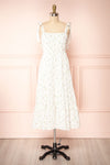 Anadara White Floral Layered Midi Dress | Boutique 1861 front view
