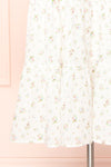 Anadara White Floral Layered Midi Dress | Boutique 1861 bottom