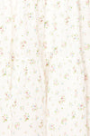 Anadara White Floral Layered Midi Dress | Boutique 1861 fabric