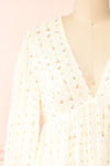 Angela Short V-Neck Dress | Boutique 1861 front close-up