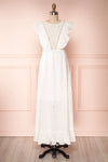 Angeline White Maxi Openwork Bridal Dress | Boudoir 1861