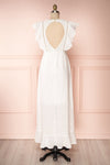Angeline White Maxi Openwork Bridal Dress back view | Boudoir 1861