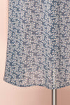 Angie Blue Floral Dress | Boutique 1861 bottom