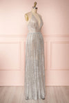 Anice Silver Glittery Dress | Robe Argent | Boutique 1861 side view