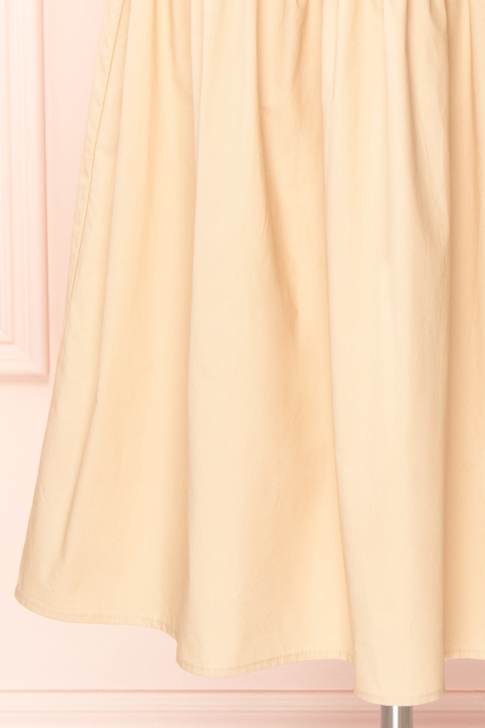 Anthousai Beige Puffy Sleeve Maxi Dress | Boutique 1861  skirt