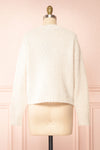 Antin Cream Knit Cardigan w/ Buttons | Boutique 1861 back view