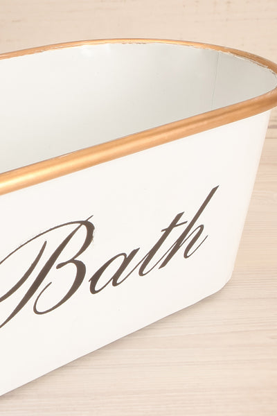 Antique Bath White & Bronze Shower Caddy | La Petite Garçonne Chpt. 2 2