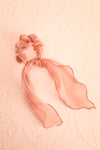 Antlia 3-Pack Satin Mesh Hair Scrunchie w/ Bow | Boutique 1861 pink