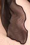 Antlia 3-Pack Satin Mesh Hair Scrunchie w/ Bow | Boutique 1861 black ribbon