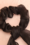 Antlia 3-Pack Satin Mesh Hair Scrunchie w/ Bow | Boutique 1861 black close-up