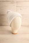 Apalda Gris Grey Knit Tuque with Pompom on head | La Petite Garçonne