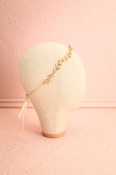 Apata Gold Leaves Headband | Boudoir 1861 4
