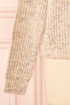 Appia Beige Cropped Knit Cardigan | Boutique 1861 bottom