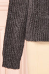 Appia Grey Cropped Knit Cardigan | Boutique 1861 bottom