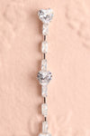 Ara Heart Shaped Pendant Crystal Earrings | Boutique 1861 close-up
