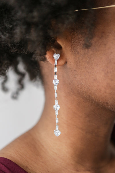Ara Heart Shaped Pendant Crystal Earrings | Boutique 1861 model