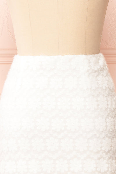 Arana Short Patterned Skirt | Boutique 1861 back close-up