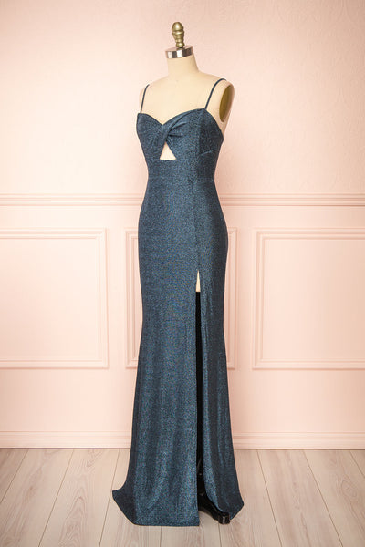 Aranjuez Shimmery Maxi Dress | Boutique 1861 side view