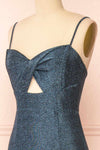 Aranjuez Shimmery Maxi Dress | Boutique 1861 side close-up
