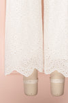 Ardfesh White Embroidered Openwork Jumpsuit | Boutique 1861 bottom