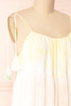 Argya Tie Dye Rainbow Ankle Length Dress | Boutique 1861 side close-up