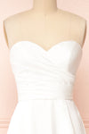 Ariane White Strapless Bridal Dress | Boudoir 1861 front close-up