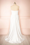 Ariane White Strapless Bridal Dress | Boudoir 1861 back taille plus