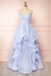Armande Blue Voluminous Maxi Dress | Boutique 1861 plus