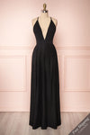 Arnemande Black Glitter Gown | Robe Maxi | Boutique 1861 front view