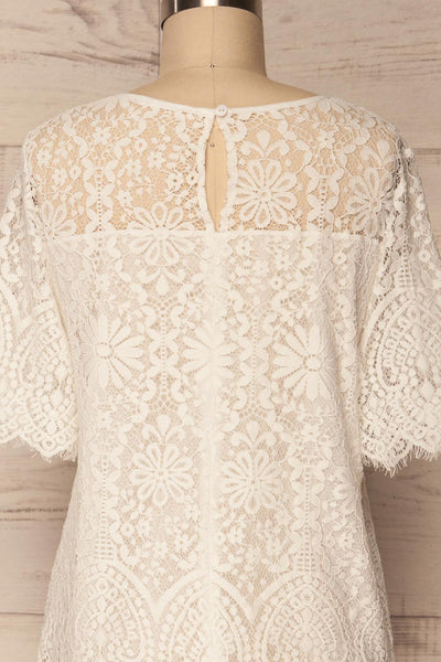 Arnoud White Floral Lace Top | La Petite Garçonne 6