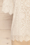 Arnoud White Floral Lace Top | La Petite Garçonne 7