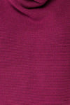 Arrecife Burgundy Knit Sweater Dress | La petite garçonne fabric