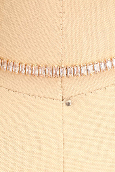 Asaia Gold Crystal Choker Necklace | Boutique 1861 close-up