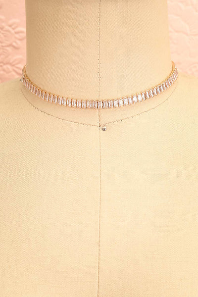Asaia Gold Crystal Choker Necklace | Boutique 1861