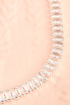 Asaia Silver Crystal Choker Necklace | Boutique 1861 flat close-up