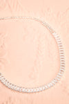 Asaia Silver Crystal Choker Necklace | Boutique 1861 flat view