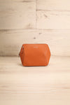Ashton Cognac Faux-Leather Pixie Mood Handbag front view | La Petite Garçonne