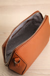 Ashton Cognac Faux-Leather Pixie Mood Handbag inside view | La Petite Garçonne