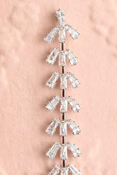 Asipovichy Crystal Pendant Earrings | Boutique 1861 close-up