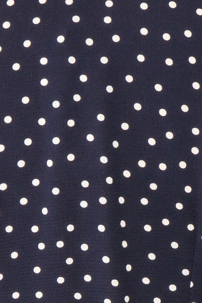 Aslaug Dots Wrap Dress w/ Ruffles | Boutique 1861 fabric
