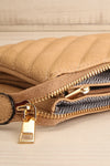 Aspen Khaki Crossbody Bag | La petite garçonne flat close-up
